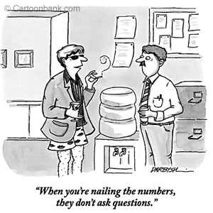 newyorkercartoon Nailing the Numbers