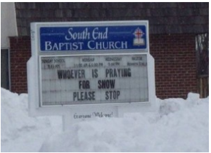 church sign